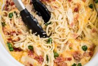 Creamy Slow Cooker Ranch Chicken Spaghetti