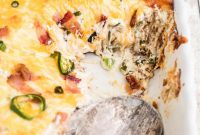 Loaded Jalapeno Popper Tater Tot Casserole