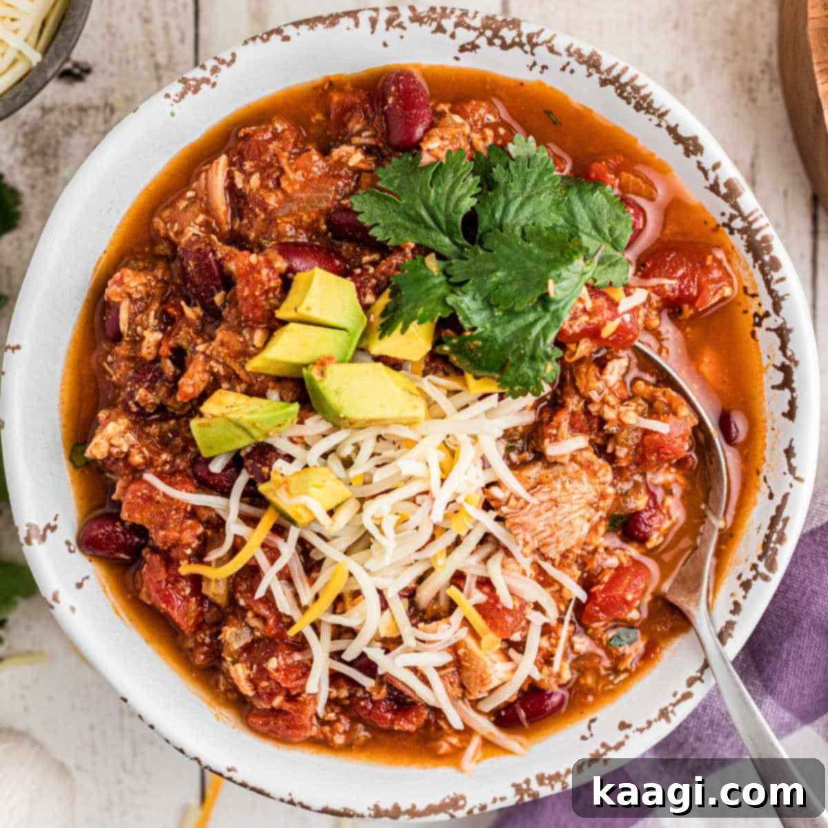 Rich and Hearty Dutch Oven Turkey Chili 1 featured 11160