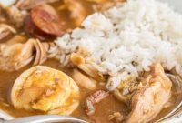 Post-Feast Turkey Andouille Gumbo