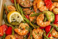 Cajun Shrimp and Sausage Sheet Pan Bake