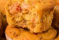 Cajun Crawfish Cornbread Muffins