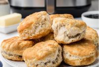 Golden Air Fryer Biscuits
