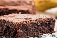 Decadent Banana Brownies