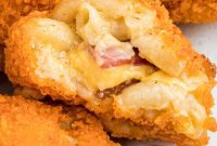 Crispy Air Fryer Mac & Cheese Poppers