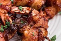 Smoky Bacon Wrapped Prawns