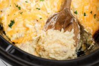 Slow Cooker Cracker Barrel Cheesy Hash Brown Comfort Food