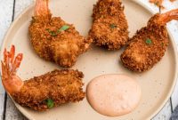 Golden Crispy Butterfly Shrimp