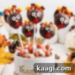 Festive Thanksgiving Cake Pops 12 Thanksgiving cake pop recipe showed in a thankful jar.