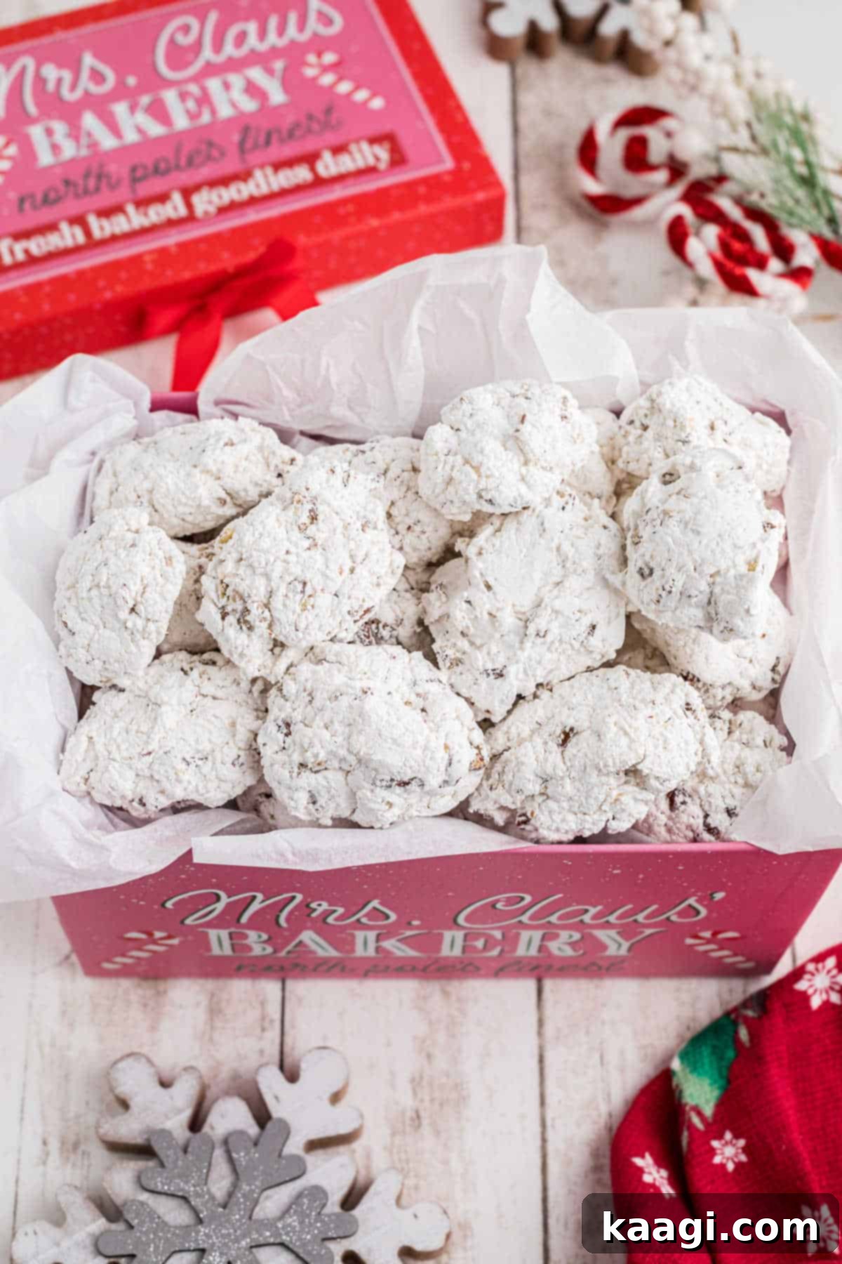 Divine Pecan Clouds 8 A Gift Box filled with pecan divinity candy.