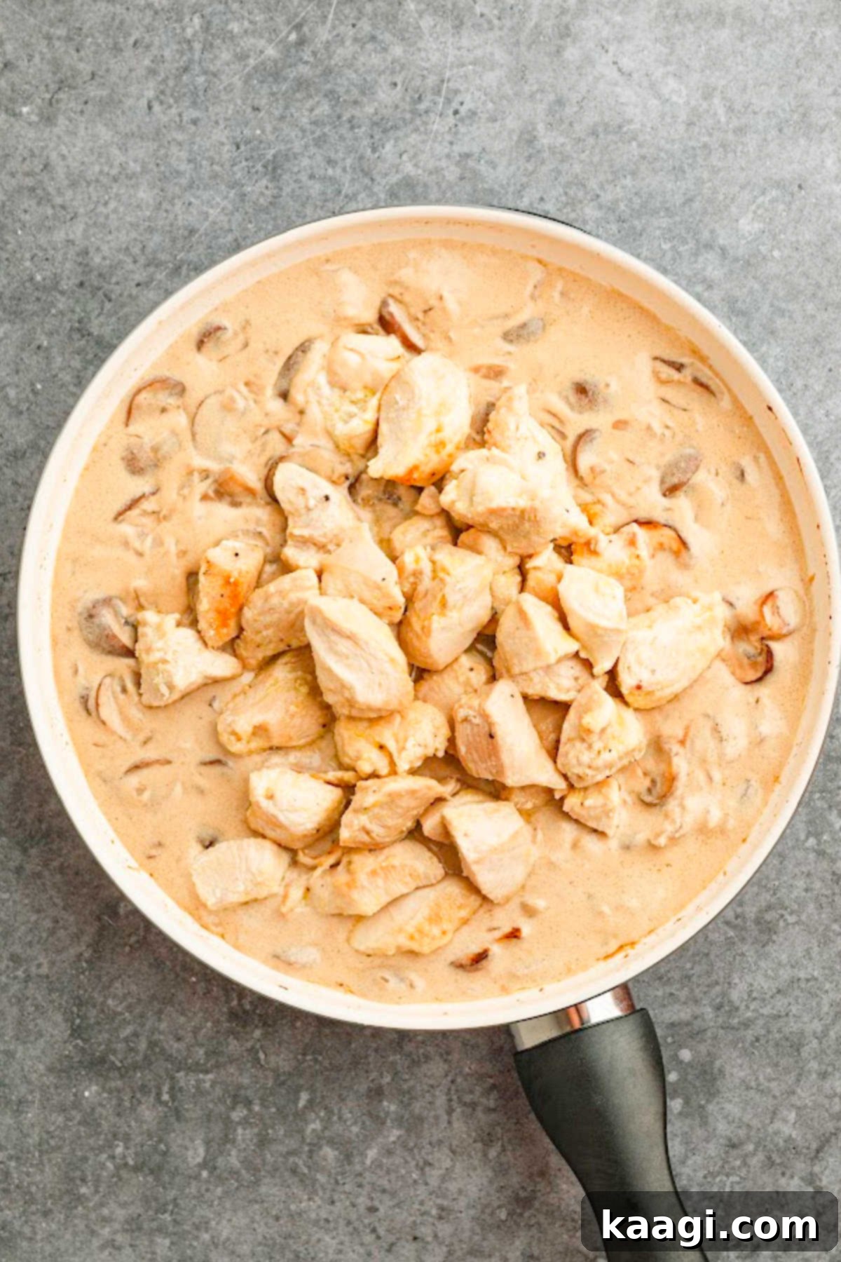 Louisiana Chicken Stroganoff 9 A delicious skillet full of cajun chicken stroganoff.