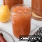 A close up of a jar of Amish Pear Honey.