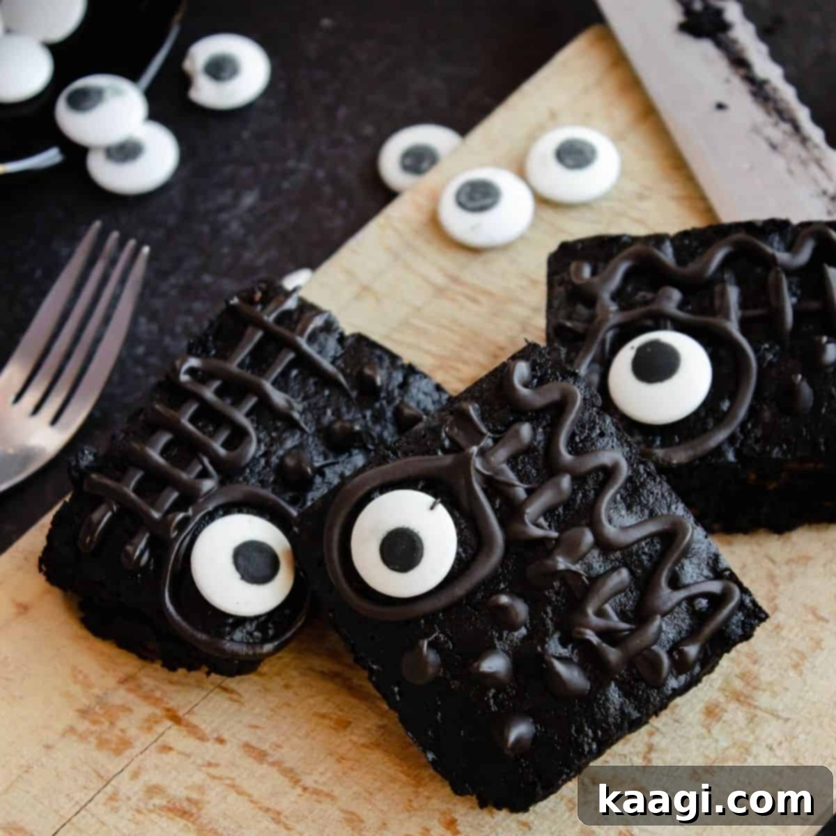 Halloween Hocus Pocus Brownies, inspired by the movie, featuring festive sprinkles and colorful frosting.