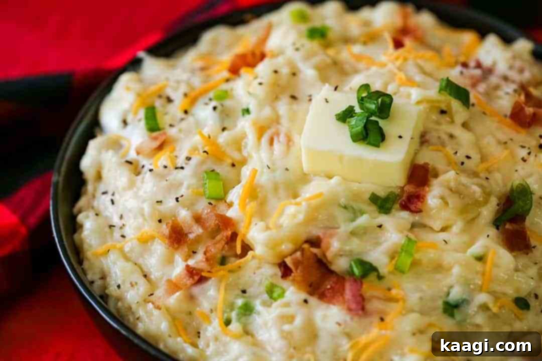 Creamy Instant Pot Loaded Mashed Potatoes, the ultimate comfort food.