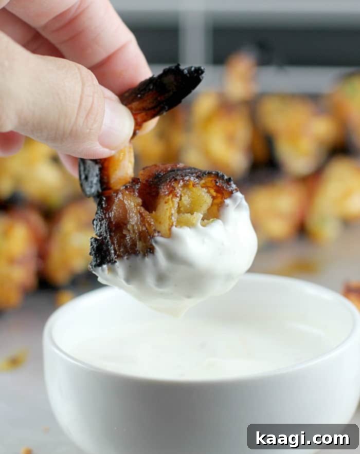 Bacon-wrapped BBQ stuffed shrimp grilled to perfection