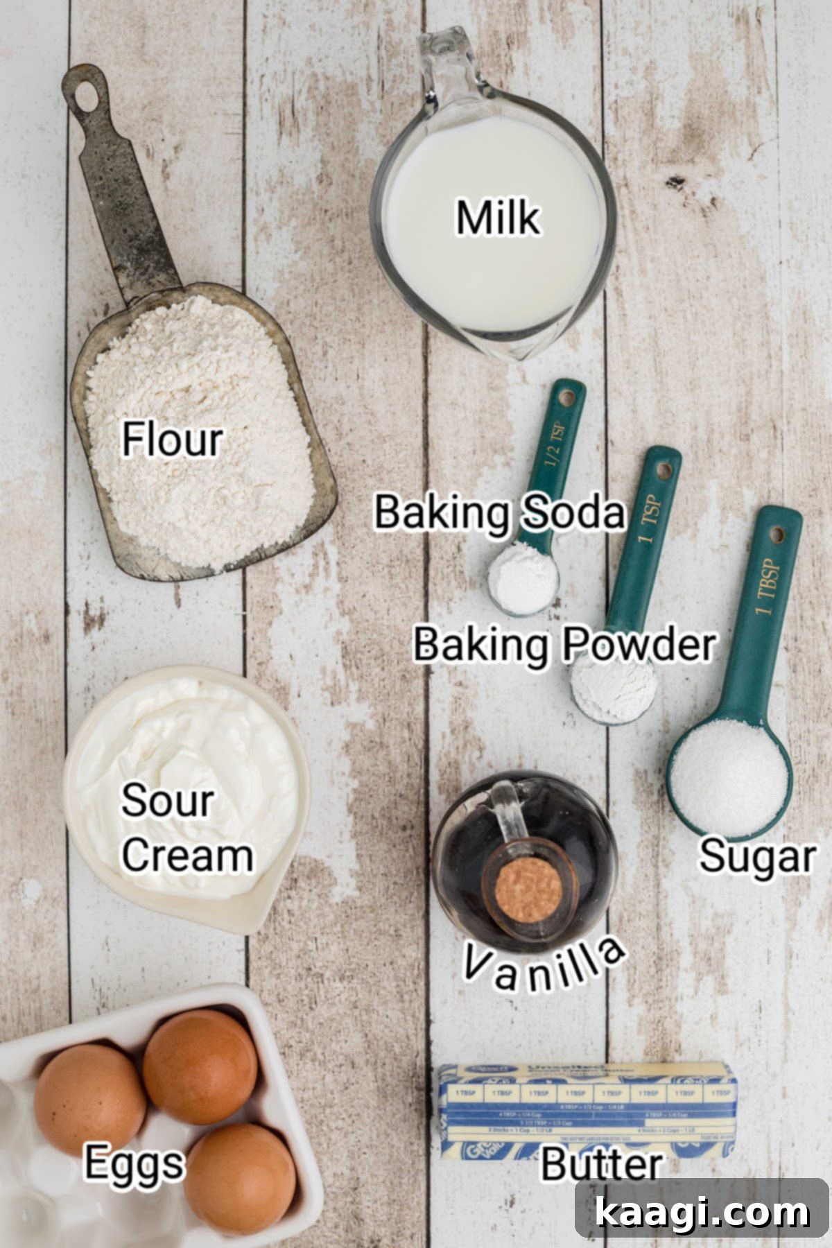 ingredients image for chicken and waffles