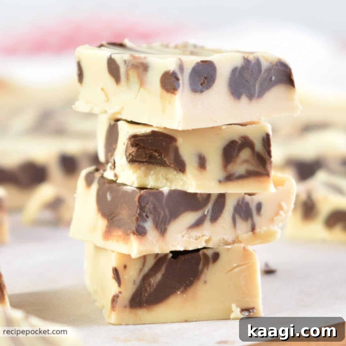 76 Effortless Christmas Goodies 22 Easy Tiger Butter Fudge with marbled chocolate