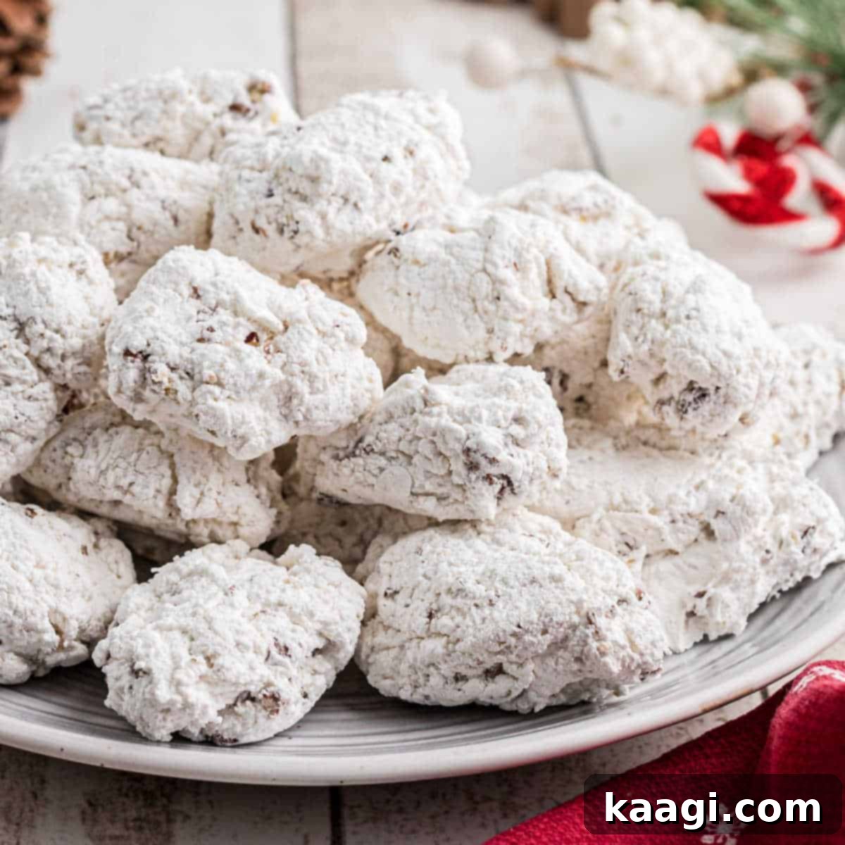 76 Effortless Christmas Goodies 23 Pecan Divinity, a fluffy white candy with pecans