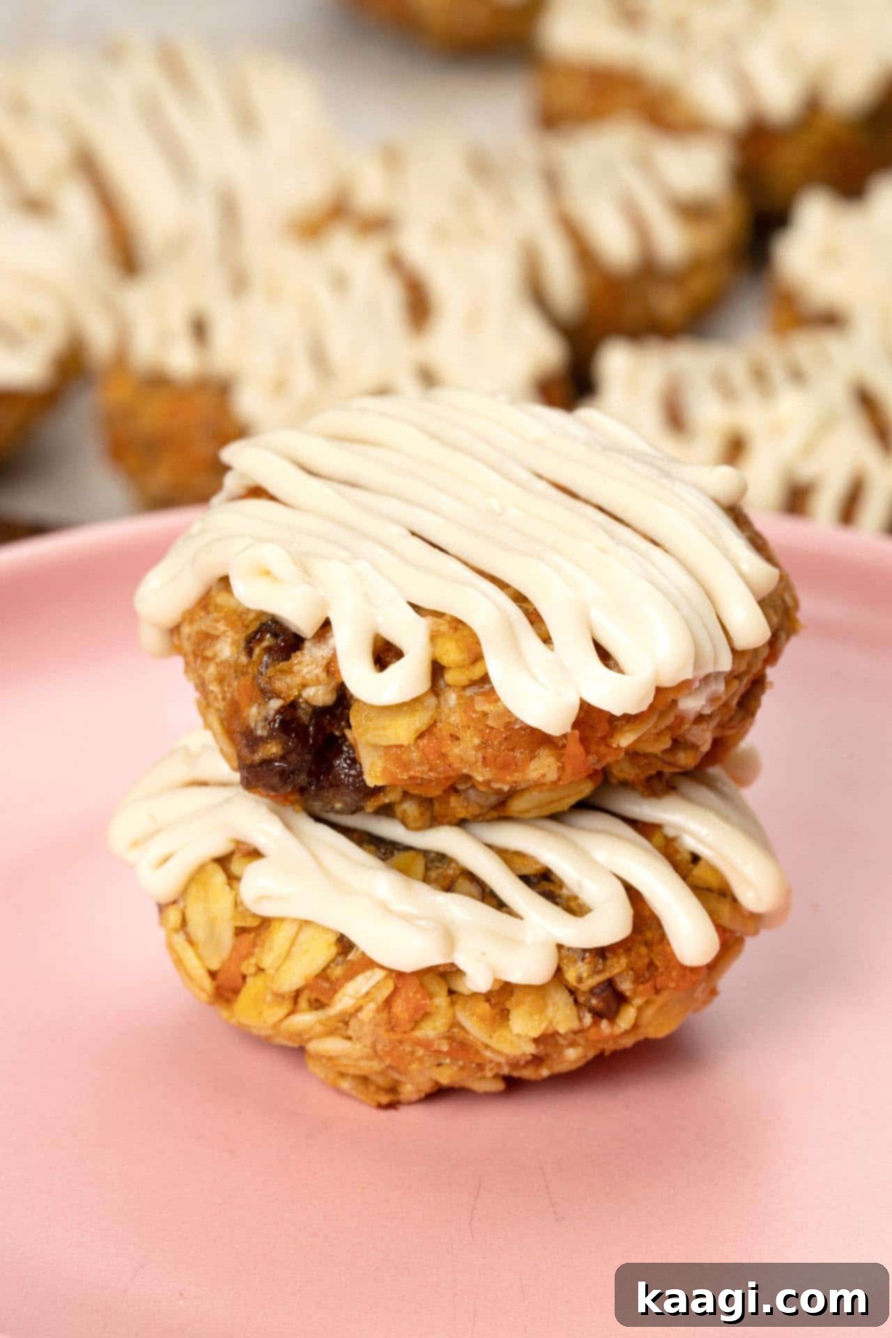 76 Effortless Christmas Goodies 60 Carrot Cake Cookies with cream cheese frosting