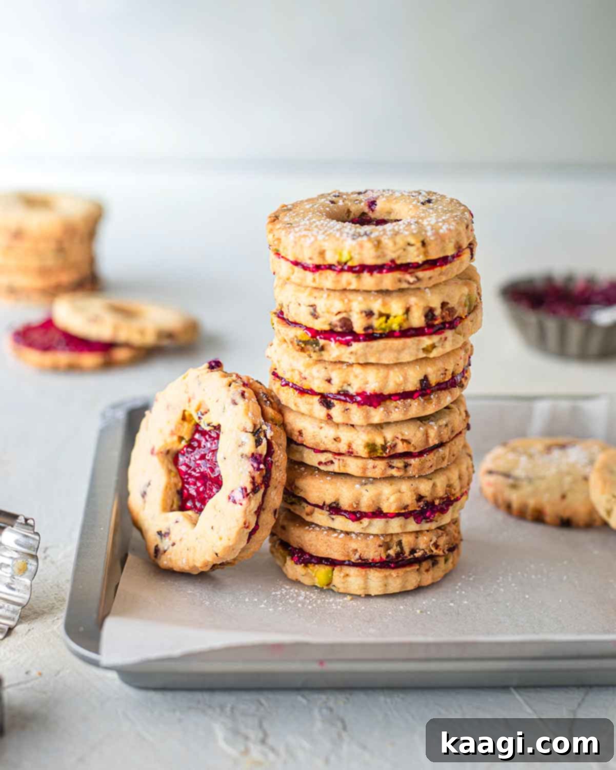 76 Effortless Christmas Goodies 63 Pistachio and Cranberry Vegan Christmas Cookies