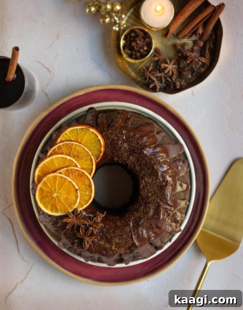 76 Effortless Christmas Goodies 82 Mulled Wine Cake with a rich glaze