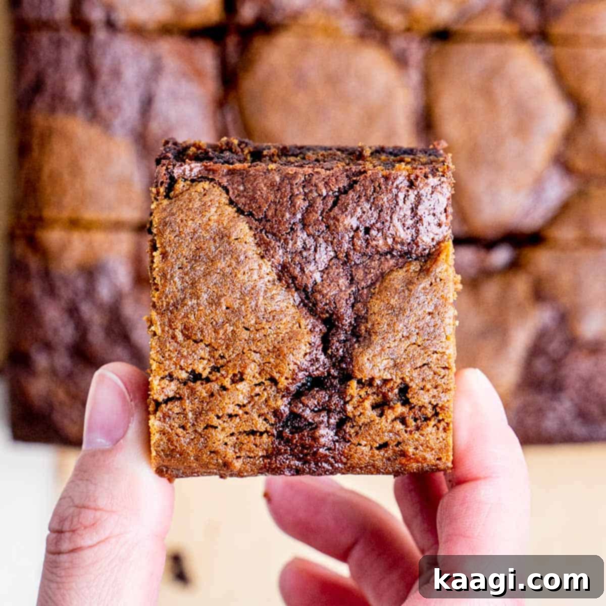 76 Effortless Christmas Goodies 10 Gingerbread Brownies with a gooey texture