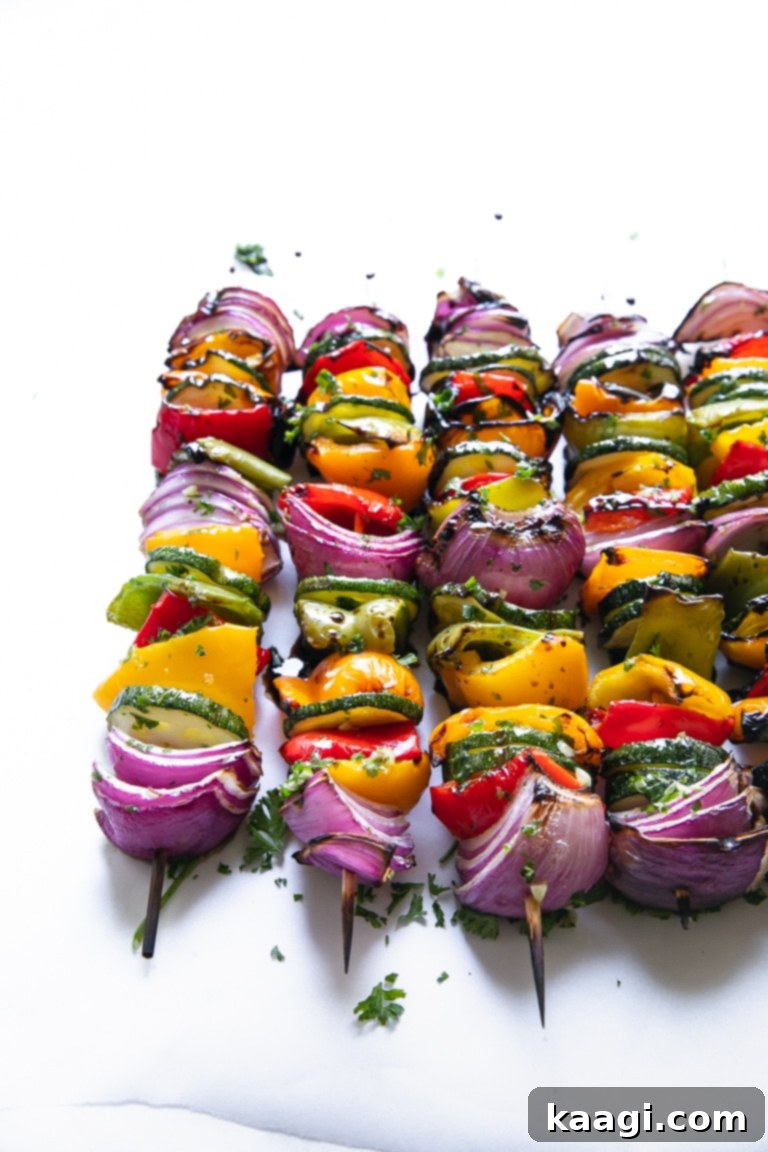 Easy Grilled Veggie Skewers