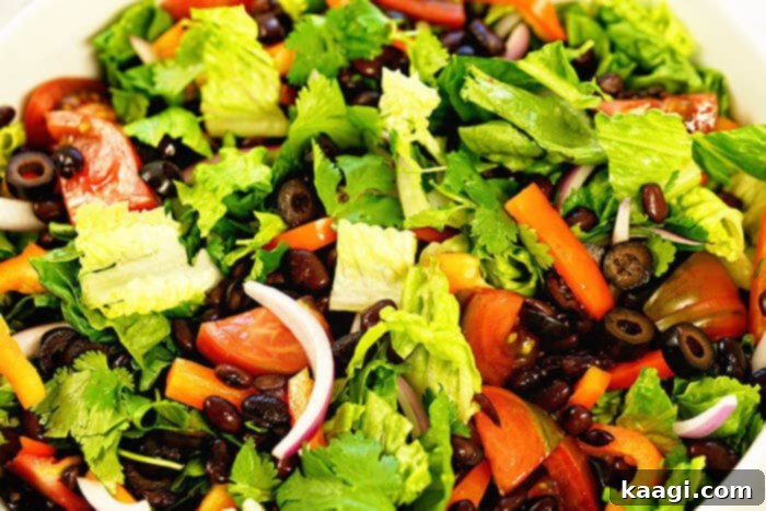 Southwest Salad Recipe with Balsamic Vinaigrette