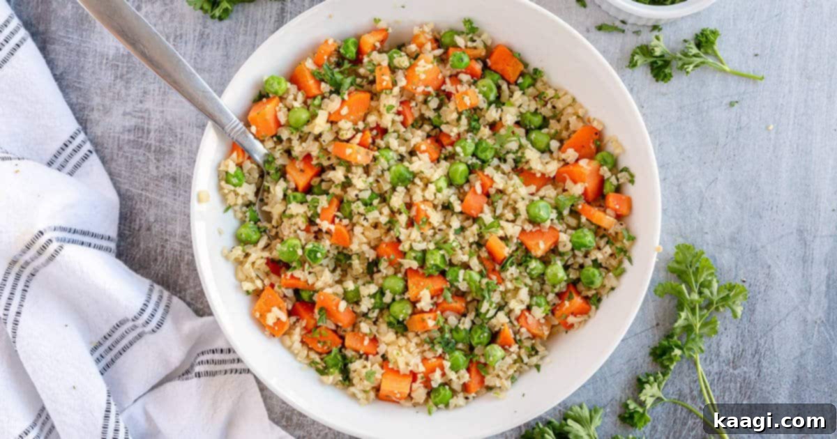 Cauliflower Rice Pilaf