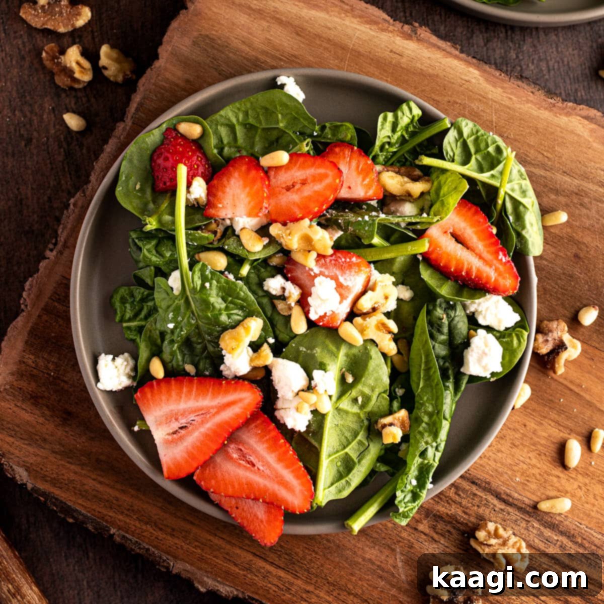 Strawberry Goat Cheese Salad