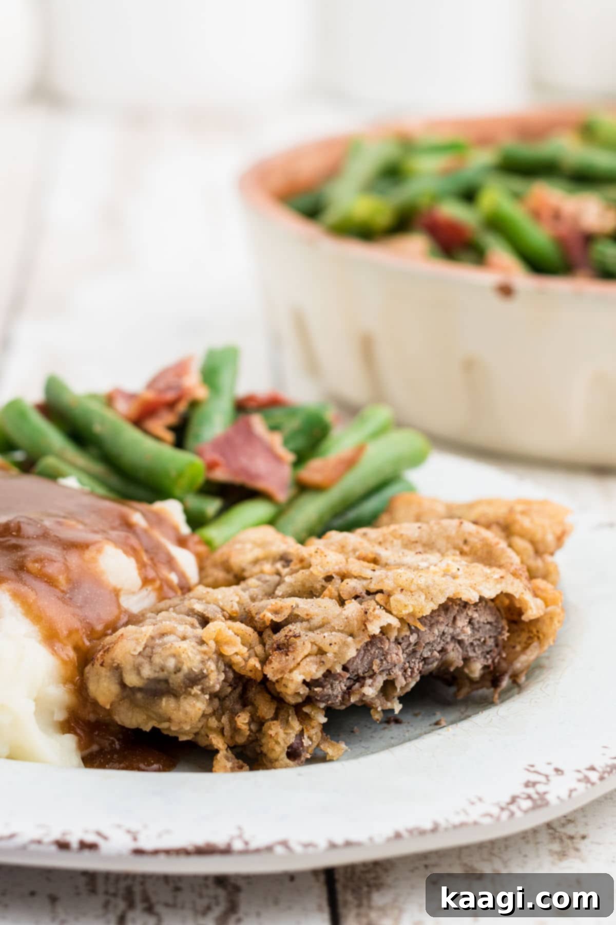 Succulent Pan-Seared Venison Cutlets 6 close up of a chopped venison cutlet recipe