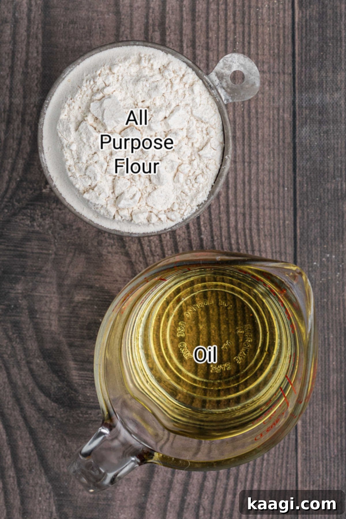 Crafting the Deep Flavor of Dark Roux 3 The two simple ingredients needed to make a dark roux: oil and all-purpose flour.