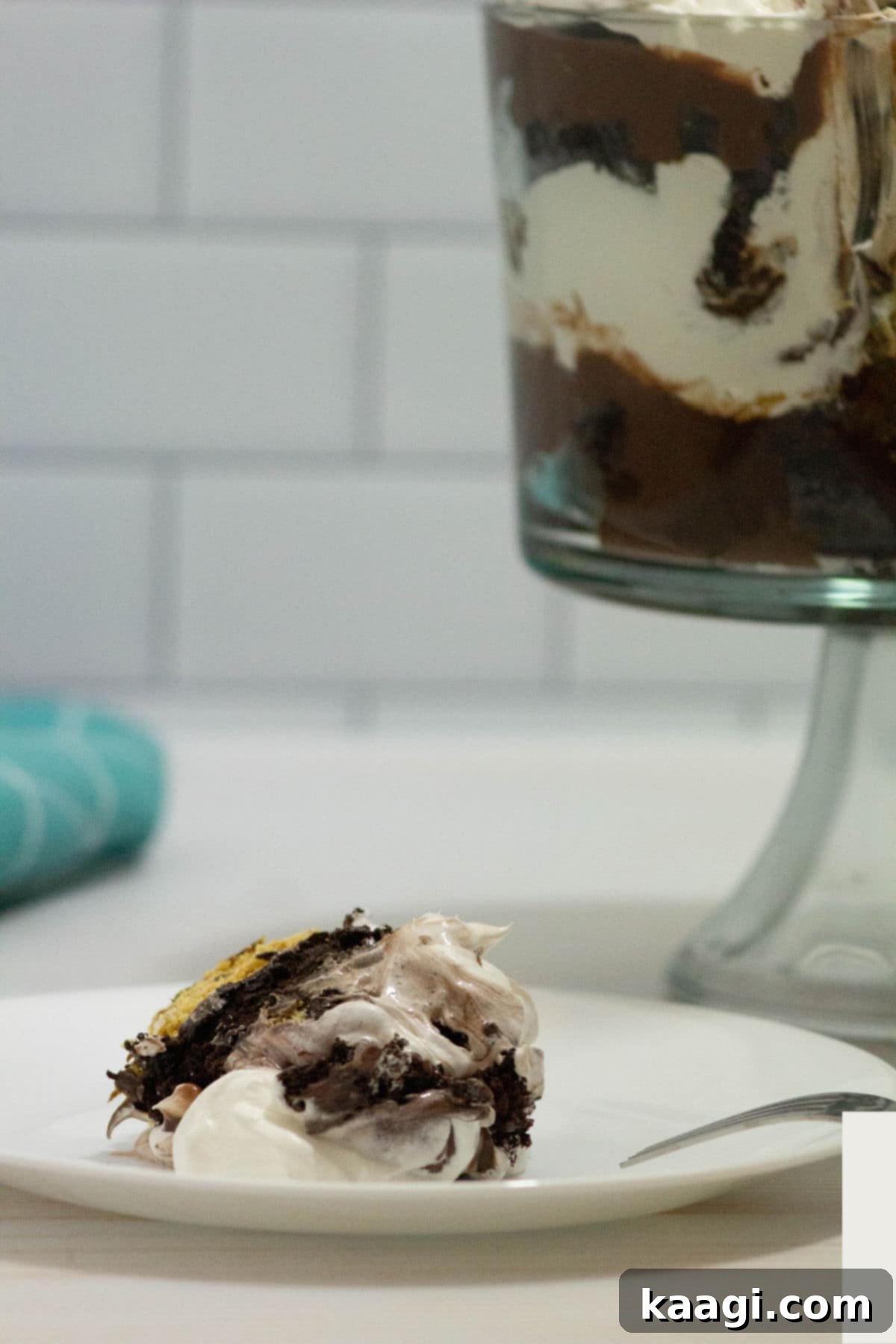 leftover easter candy as a trifle dished out