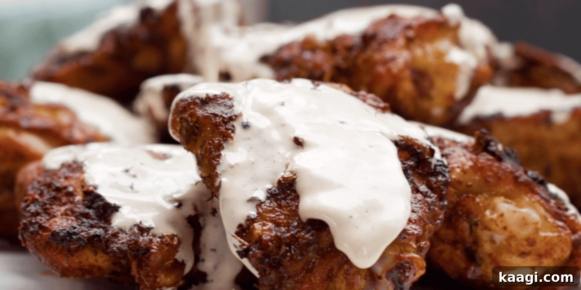 Southern Grilling Essentials 21 Grilled chicken thighs coated in a creamy Alabama white sauce.