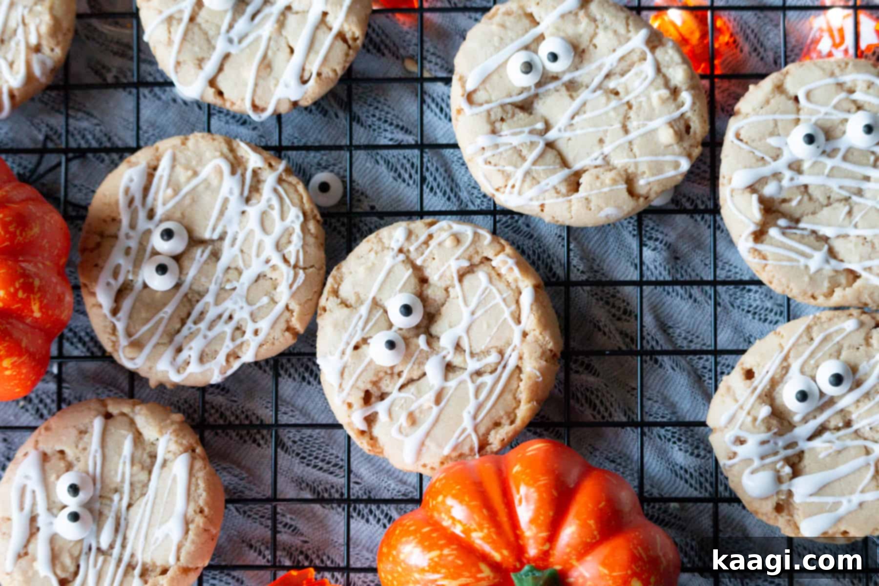 Mummy Peanut Butter Sugar Cookies.