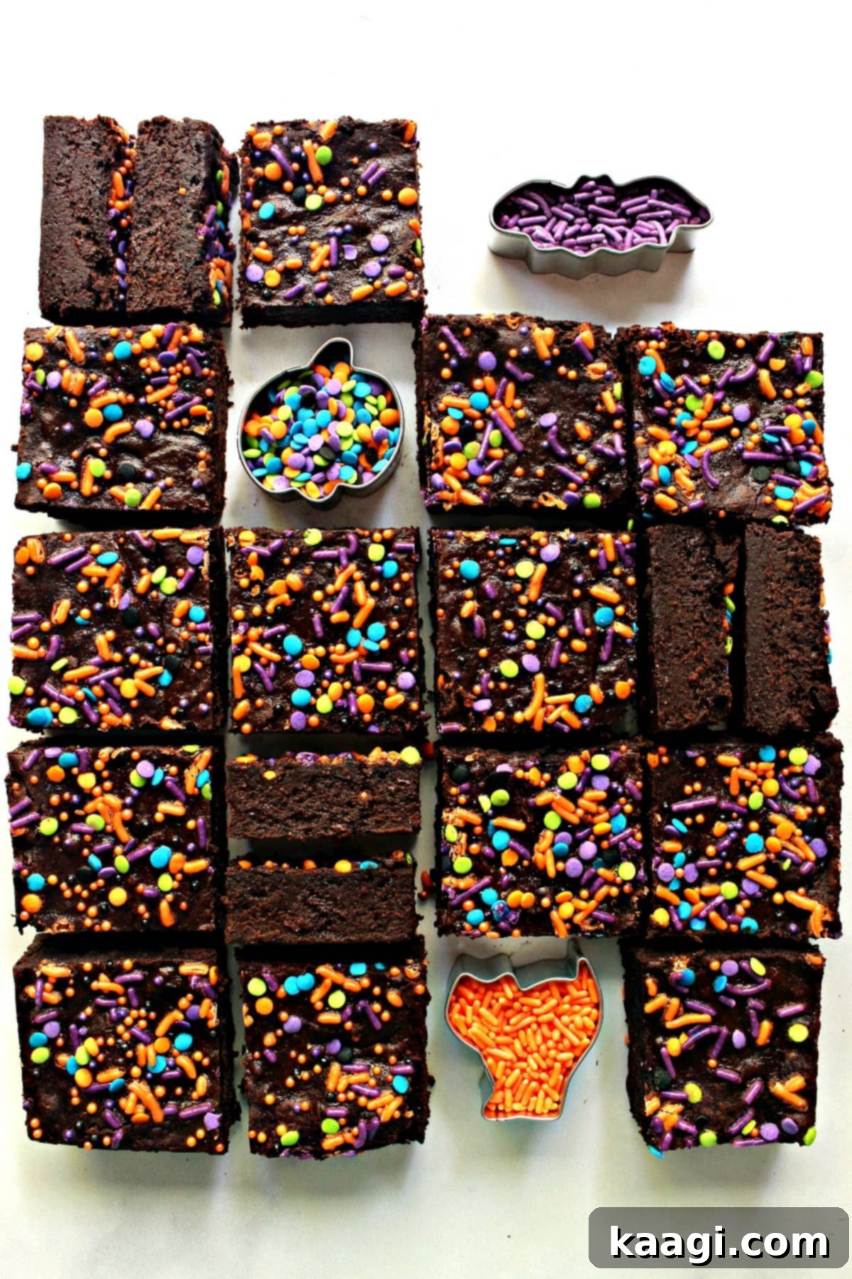 Pumpkin Brownies, flourless and gluten-free.