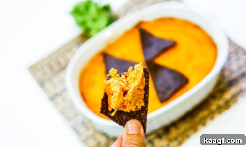 Halloween Buffalo Chicken Dip.