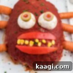 Close up featured image of a monster meatloaf.