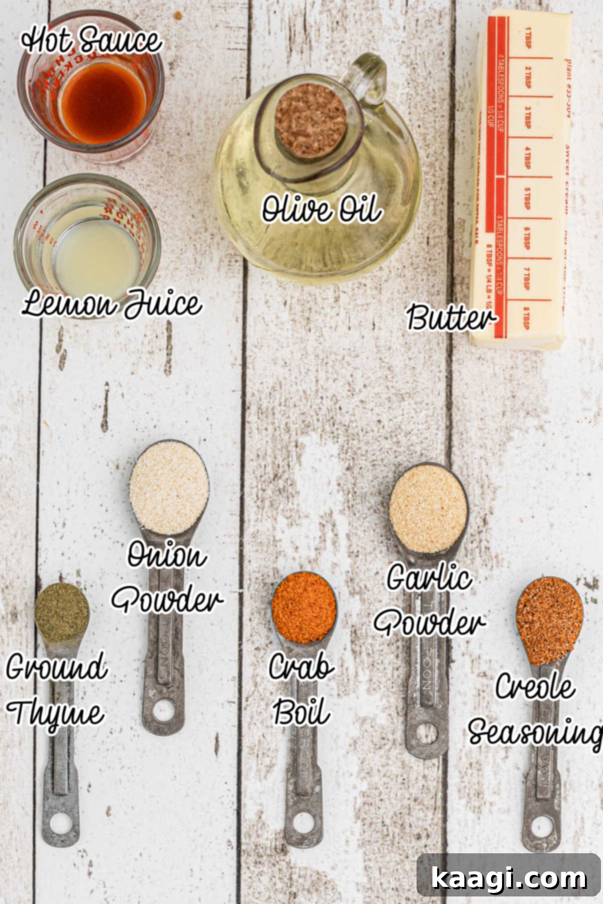 Cajun Spice Injection for Unforgettable Turkey Flavor 3 Ingredients needed to make a Cajun Turkey Injection recipe with text overlay.