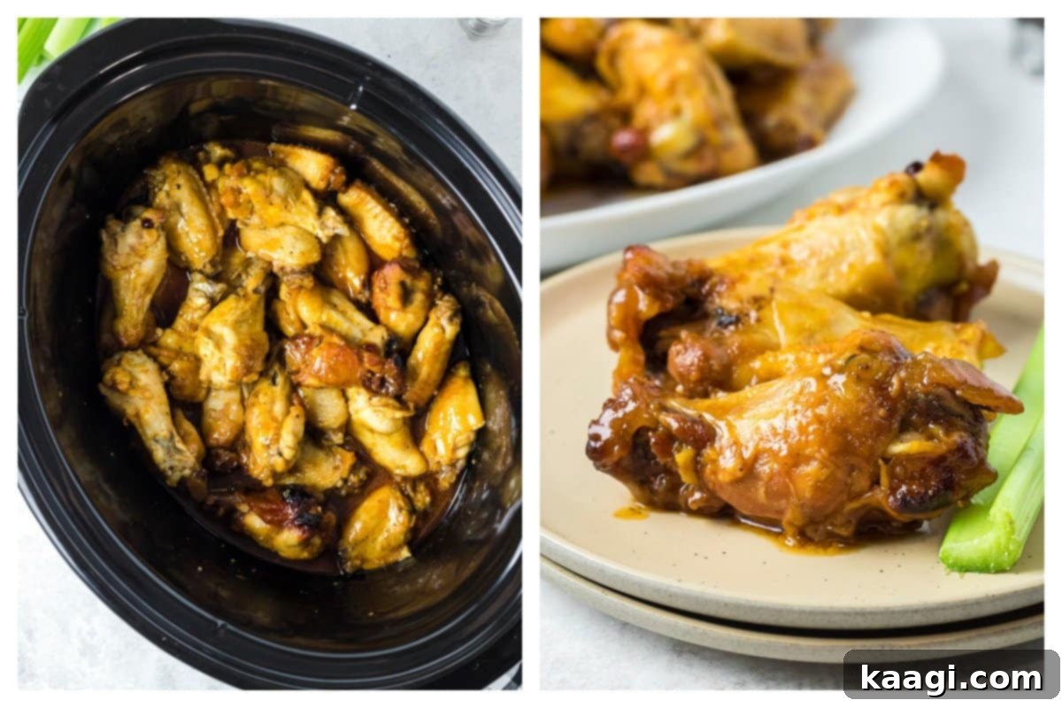 Slow Cooker Honey Mustard Wings