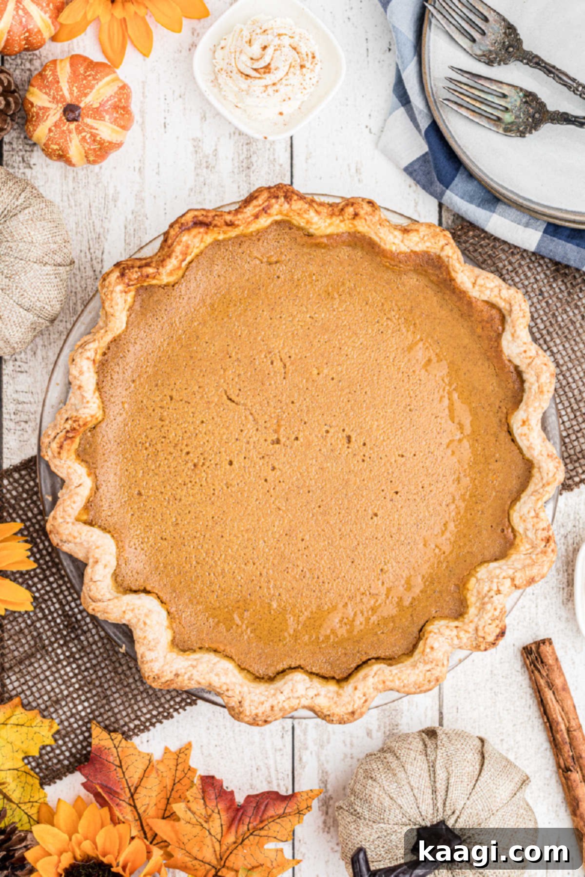 A completed fruit pie baked with an Amish Pie Crust, showing its golden, flaky edge.