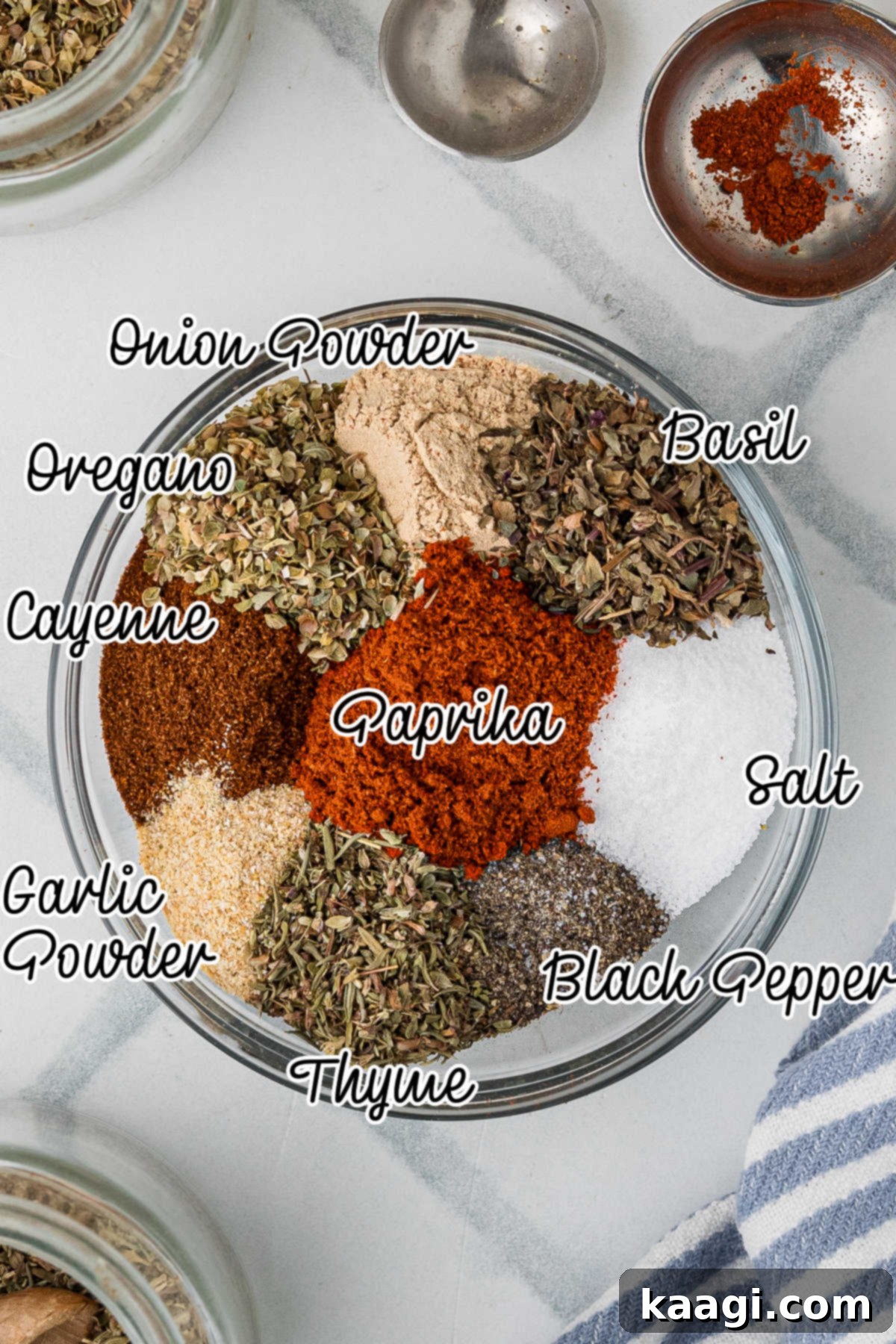 Blackened Spice Symphony: Your Kitchen's Cajun Secret 3 Ingredients for Homemade Blackened Seasoning in a mixing bowl
