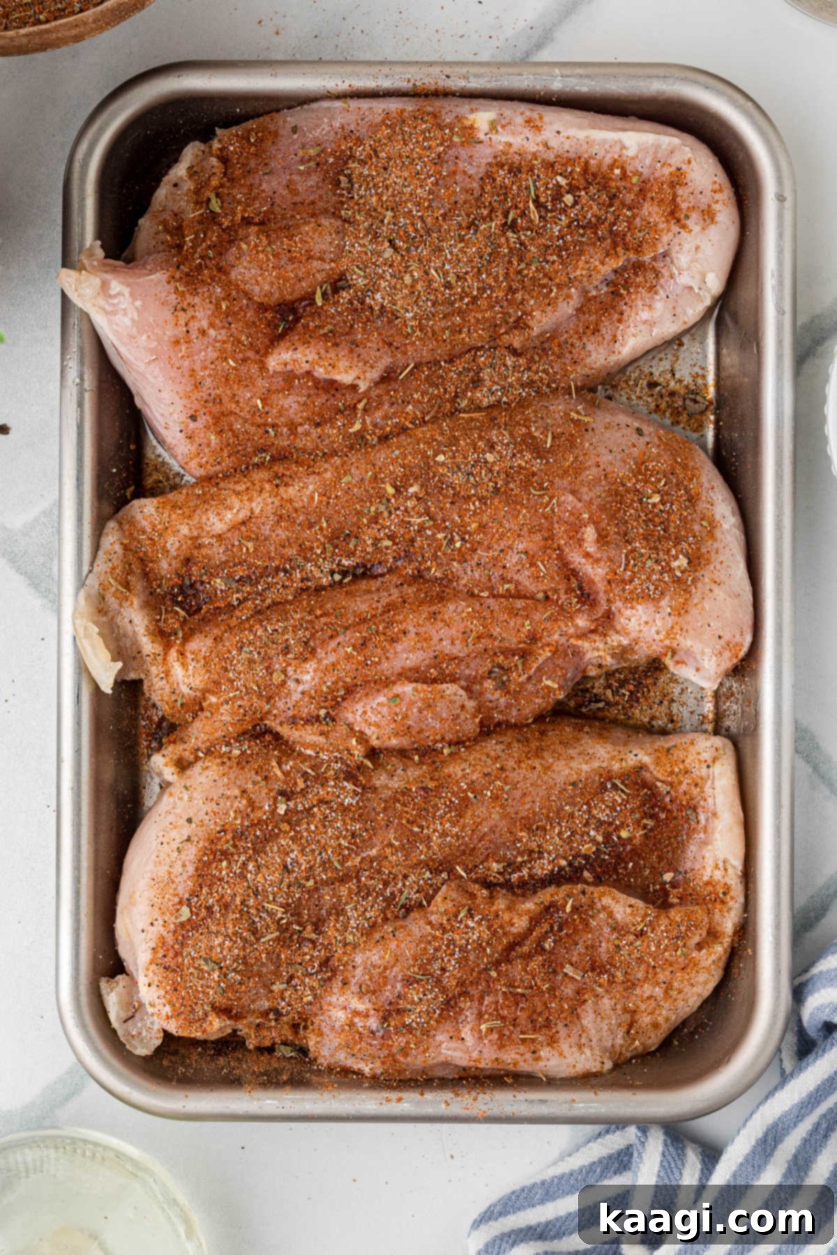 Blackened Spice Symphony: Your Kitchen's Cajun Secret 5 Chicken coated with blackened seasoning